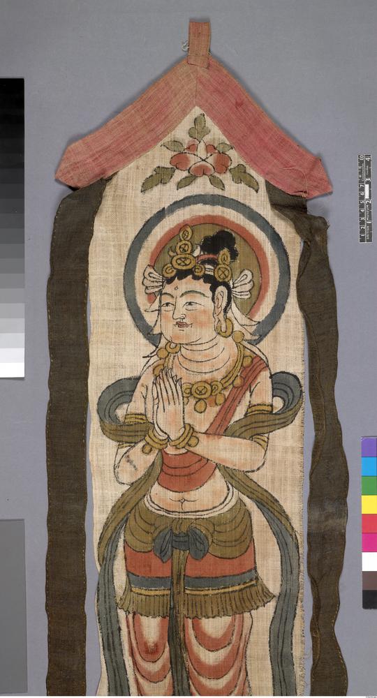 图片[1]-banner; painting; 幡(Chinese); 繪畫(Chinese) BM-1919-0101-0.156-China Archive